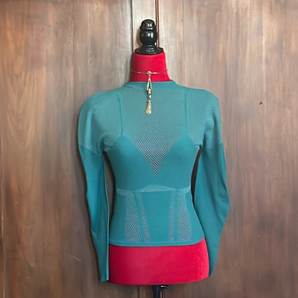 Fabletics Perforated Stylized Corset Top - Picture 7 of 7